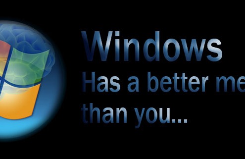 Windows has a memory better than yours.